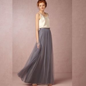Jenny Yoo Tulle Maxi Skirt